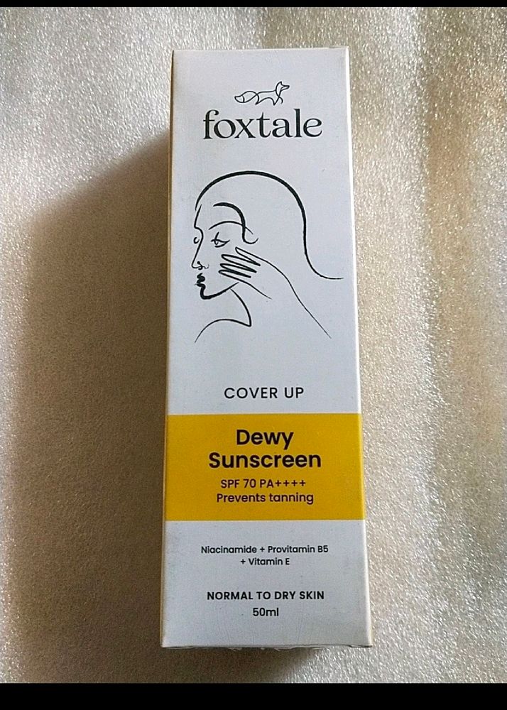 Foxtale Dewy Sunscreen Spf70 Pa++++