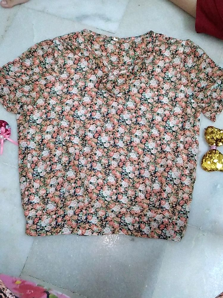 🔴floral Top For Women