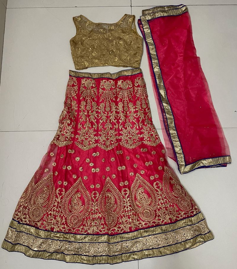 Lehanga Set With Blouse, Choli & Dupatta