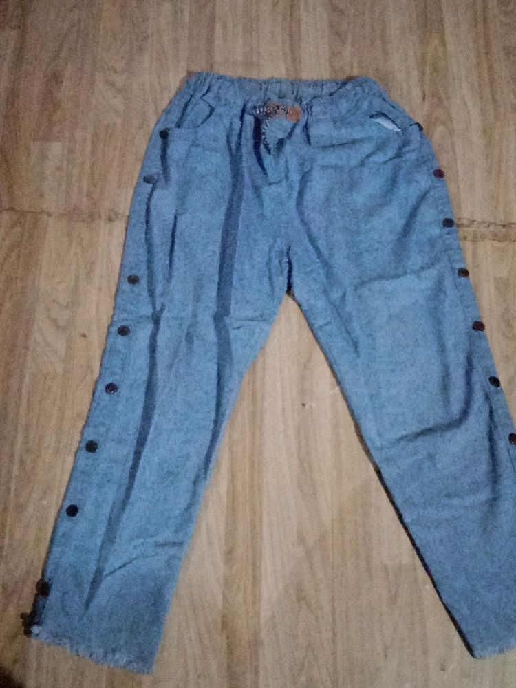 Denim Plazo For Girls Or Women