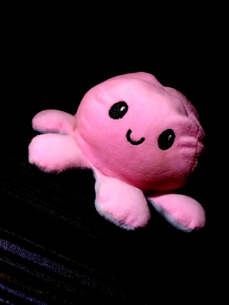 pink and blue Super Soft Octopus Animal Toy