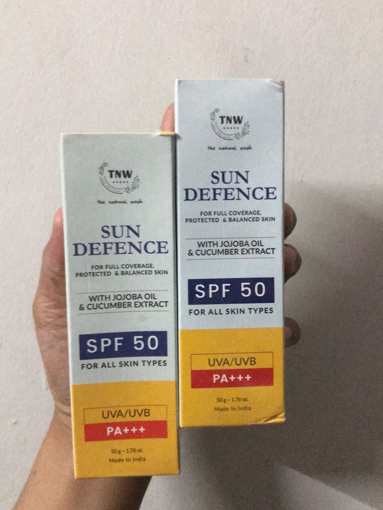 The Natural Wash Sun Defence Spf50 Sunscreen Pack2