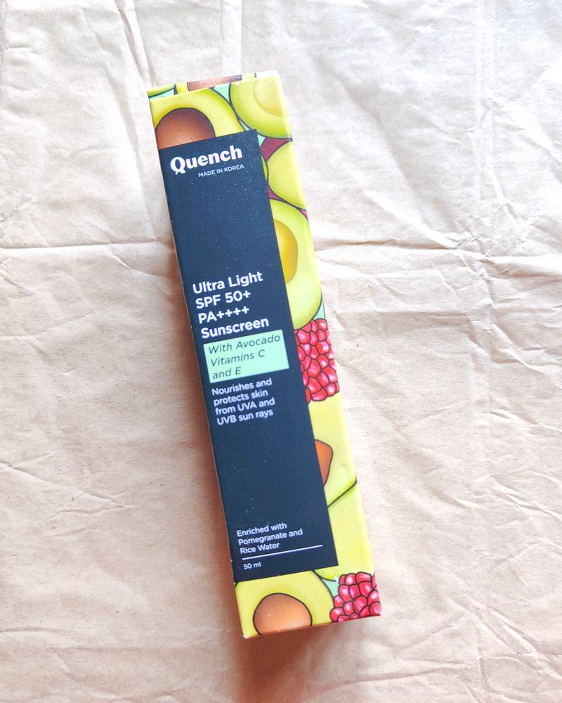 Quench Botanics Bravocado SPF 50+ PA++++ Sunscreen