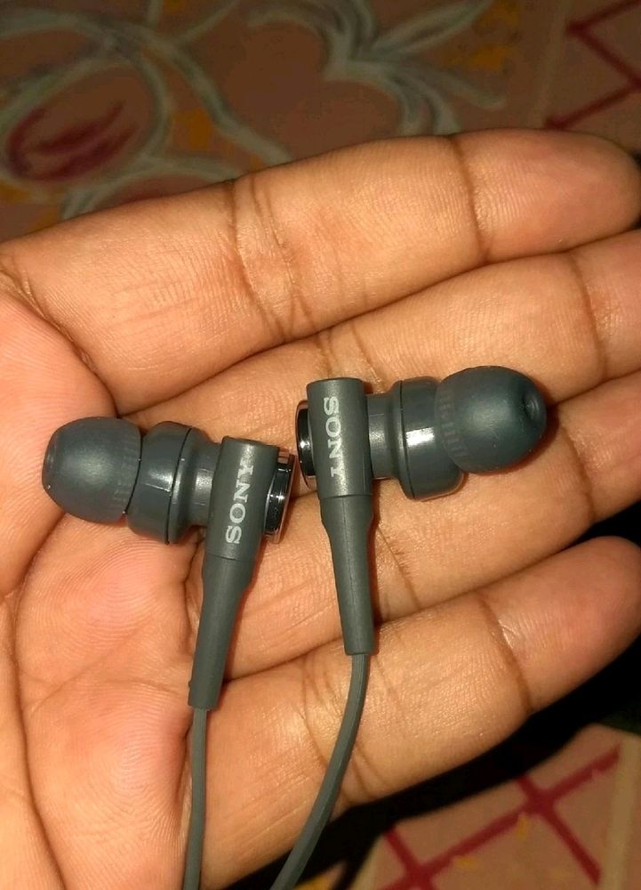 Sony Mdr-Xb55 Extra-Bass Wired In Earphones Grey