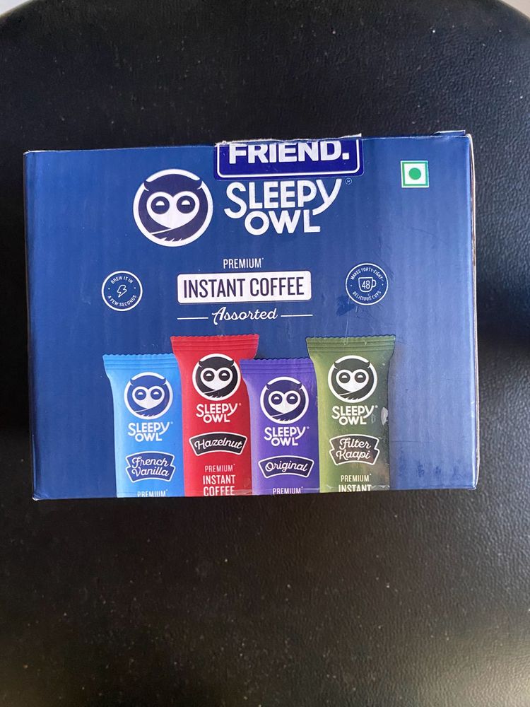 Sleepy owl - assorted 40 coffee sachets