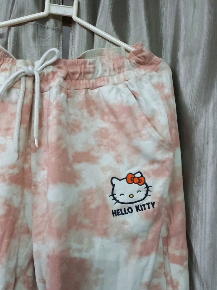 TRACK PANTS FOR WOMEN HELLO KITTY