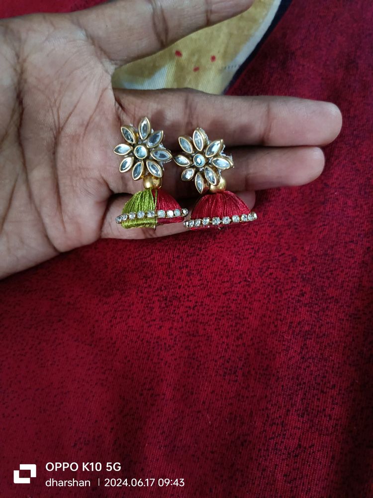 Silk Thread Earrings