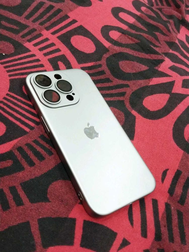 Iphone 15 Pro Cover With Camera Lens Attached