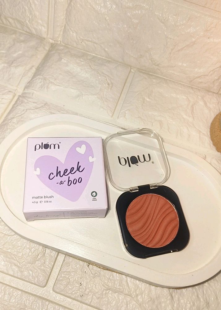 Plum Cheek Boo Matte Blush