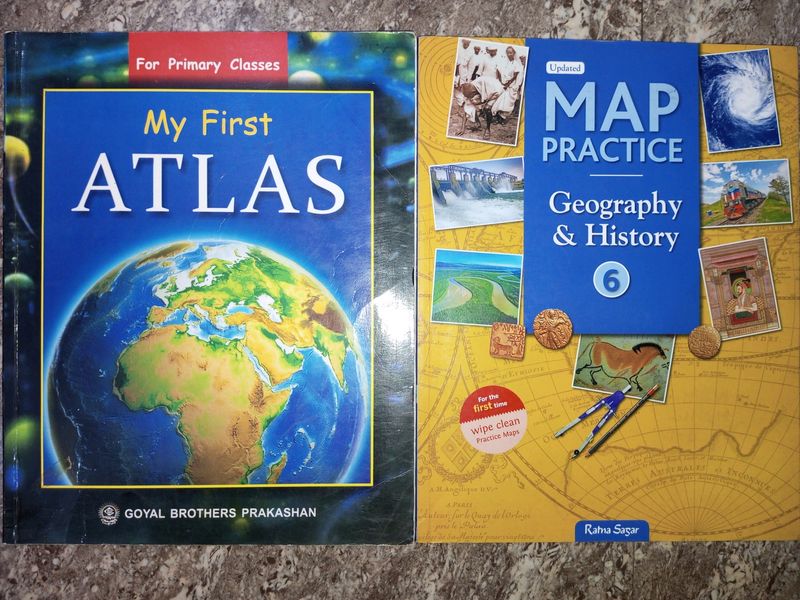 NEW Atlas And Map Practice Book (History And Geography)