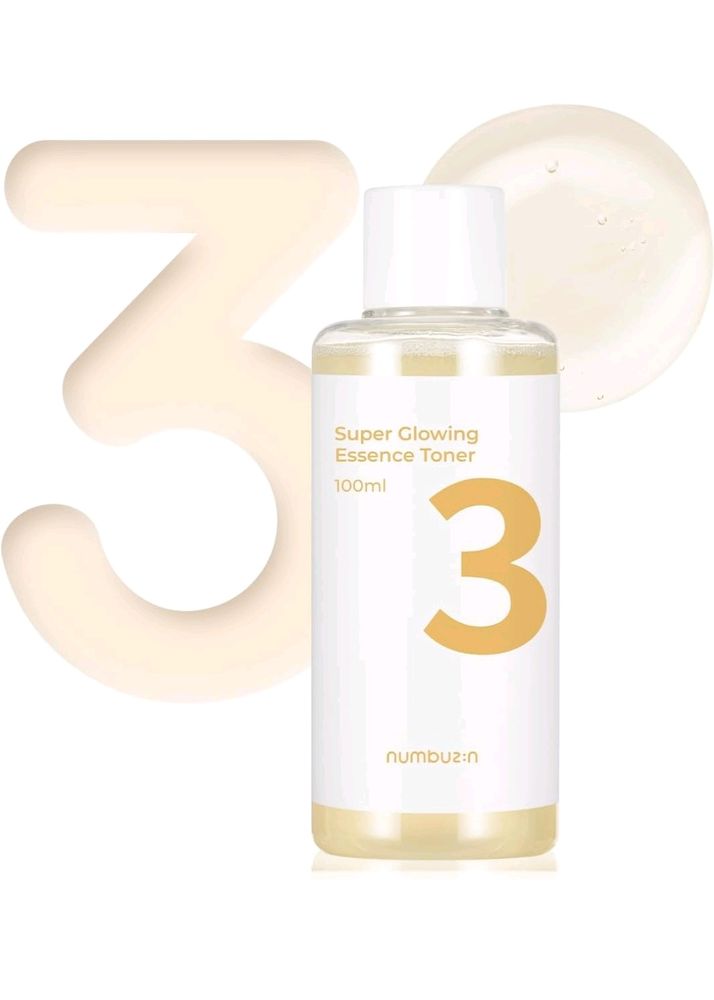 Numbuzin No3 Super Glowing Essence Toner