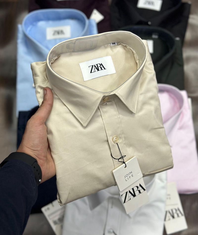 Zara Plain shirts for him