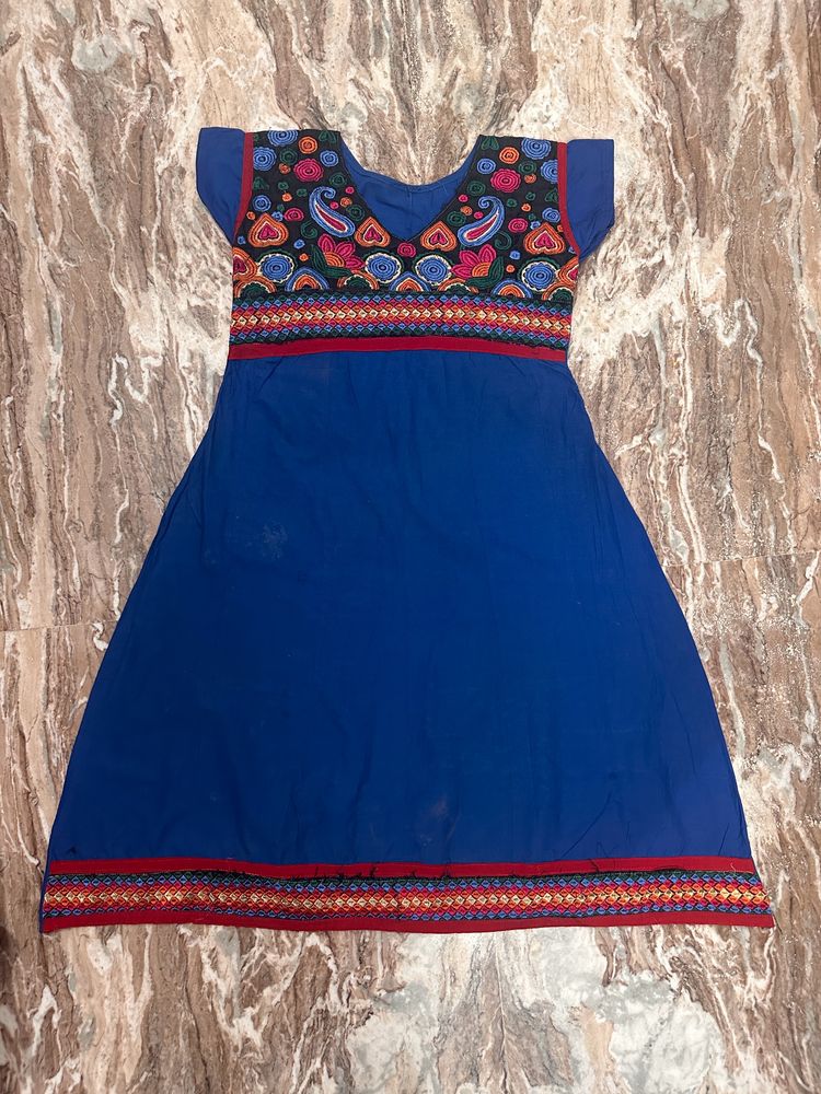 Women’s Blue Anarkali