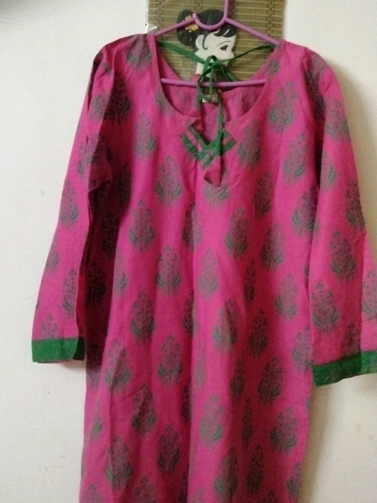 Beautiful Cotton Full Sleeves Kurti