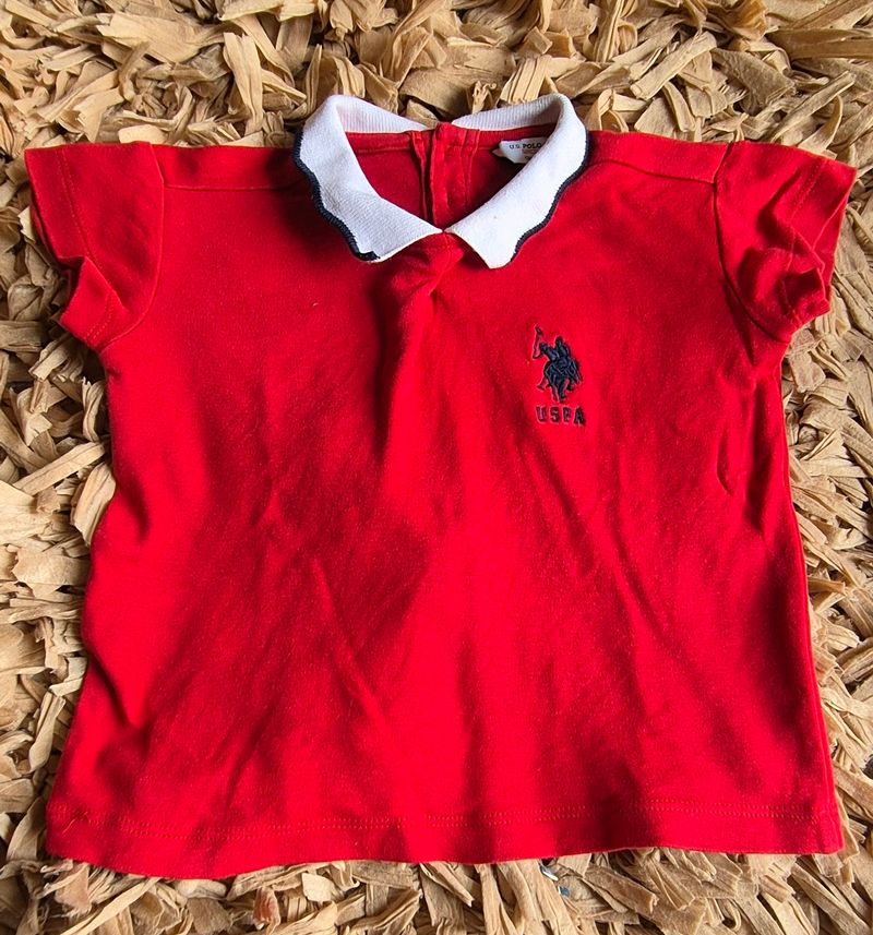 Us Polo Girls Top