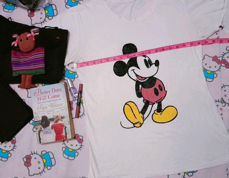 Cute Sparkle ✨ Mickey Mouse T Shirt 👕