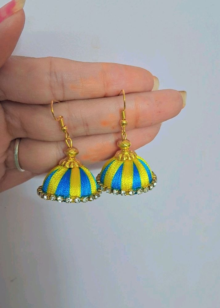 Silk Thread Earings