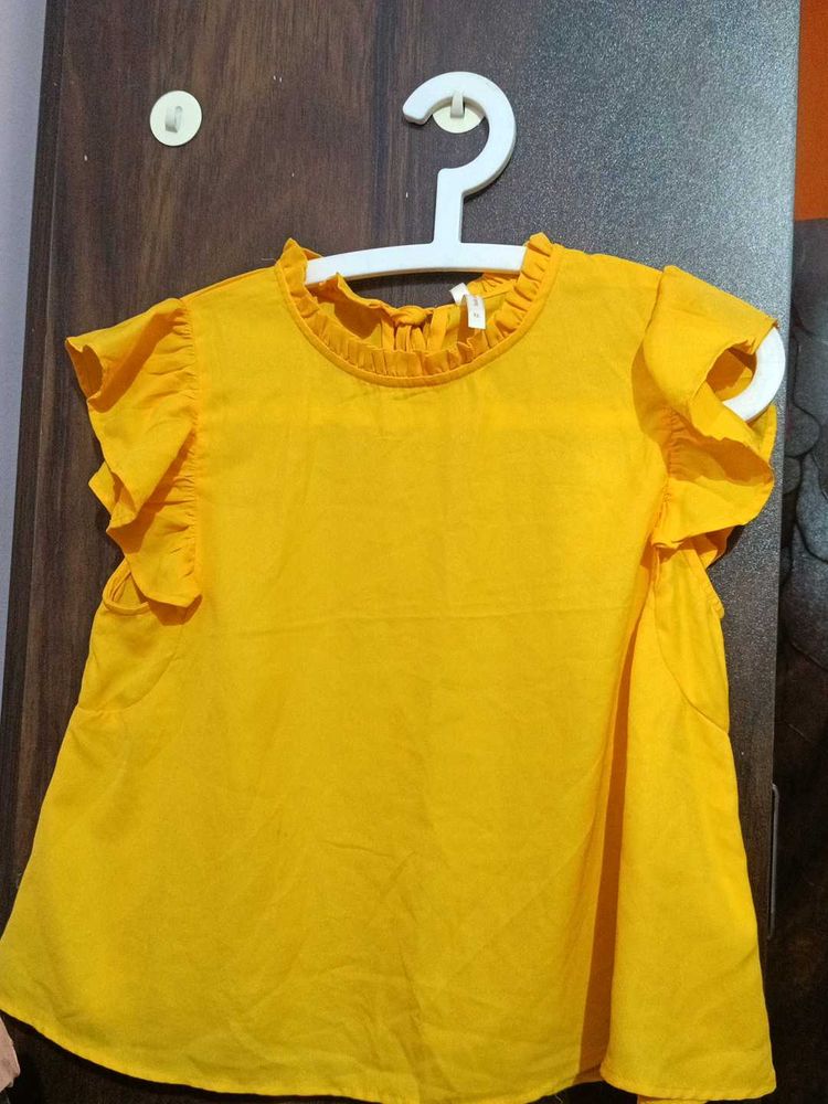 Yellow Top For Women