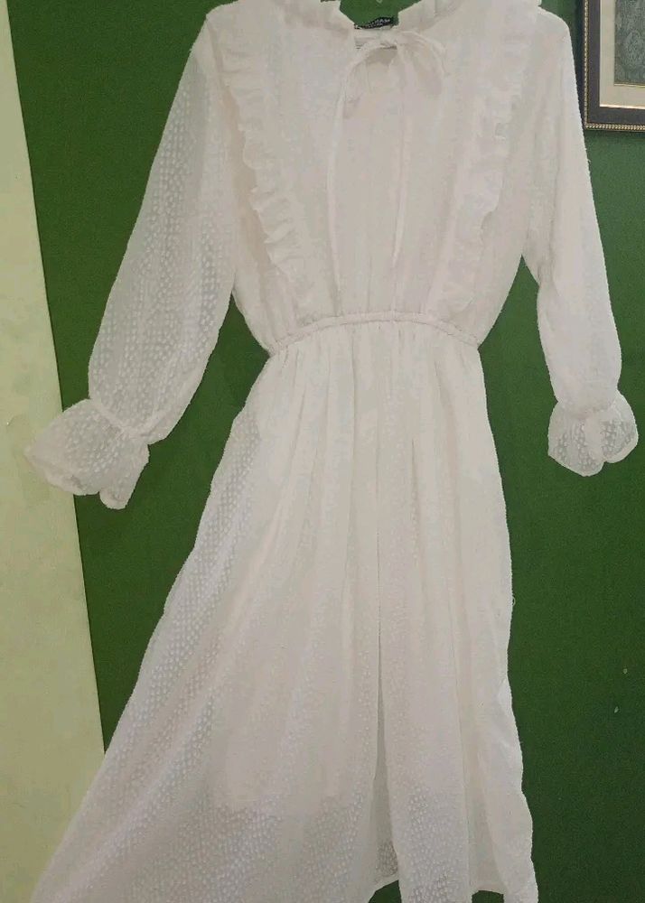 White Frill Tunic