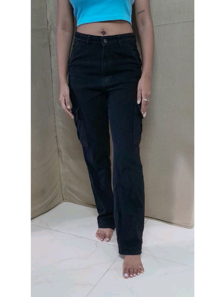 Black Cargo Pant