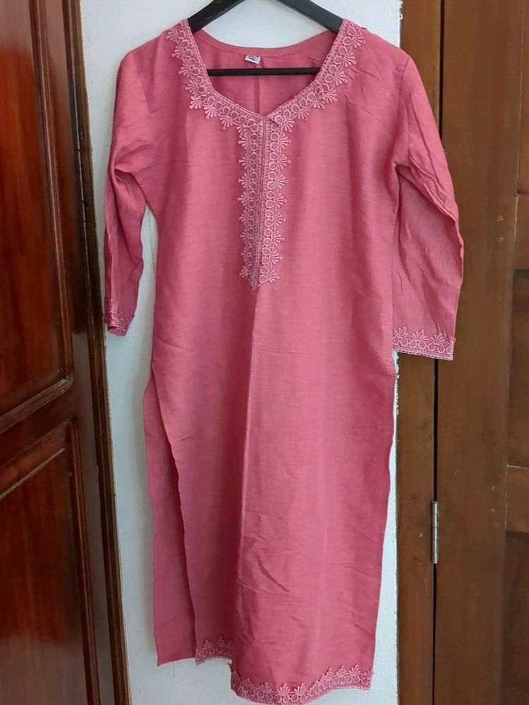 Pink Everyday Kurthi