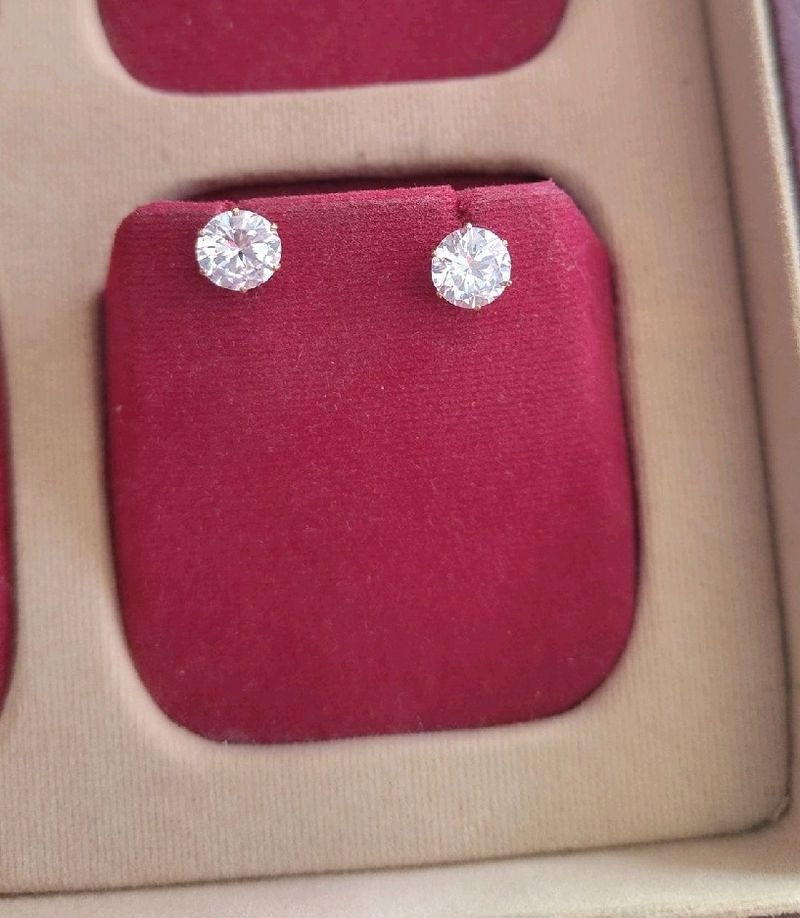 18 K Pure Gold Earrings