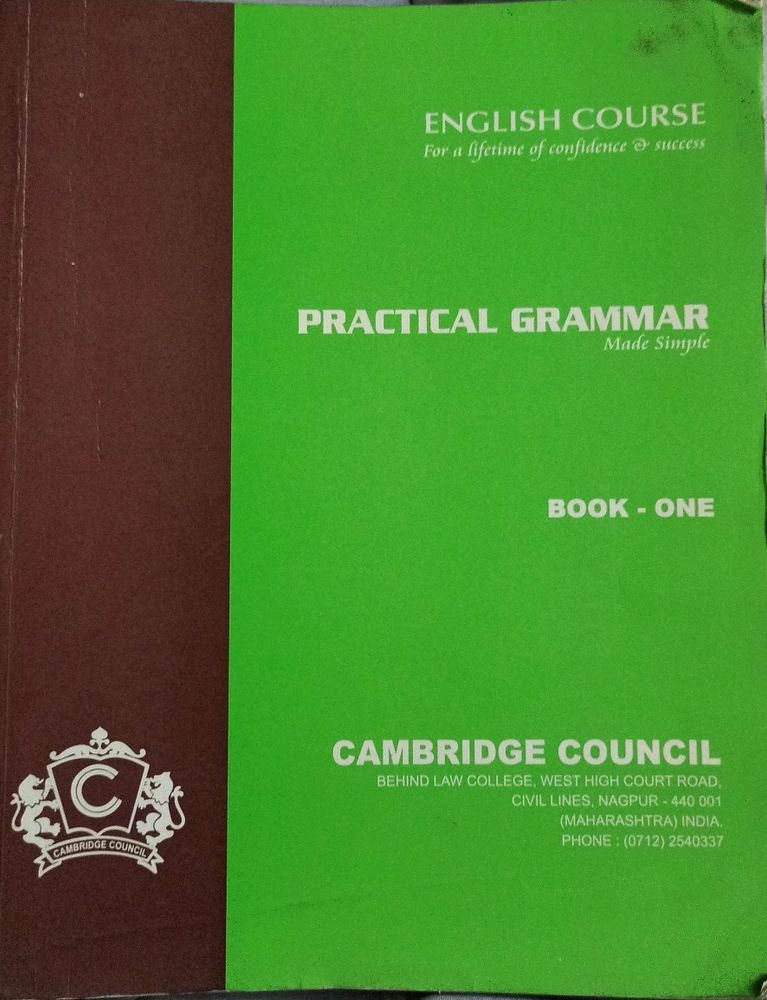 CAMBRIDGE COUNCIL PART 01 ENGLISH SPEAKING BOOK