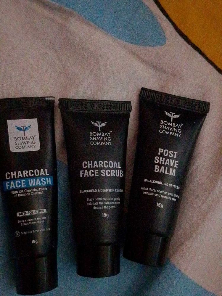 BOMBAY SAVING COMPANY FACE WASH, SCRUB AND BALM