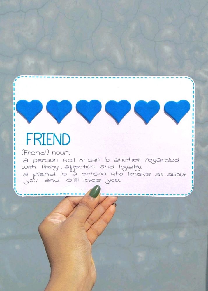 Friendship Day Card 💙