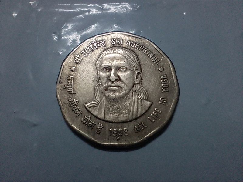 Shree. Aurobindo 2 Rs Coin