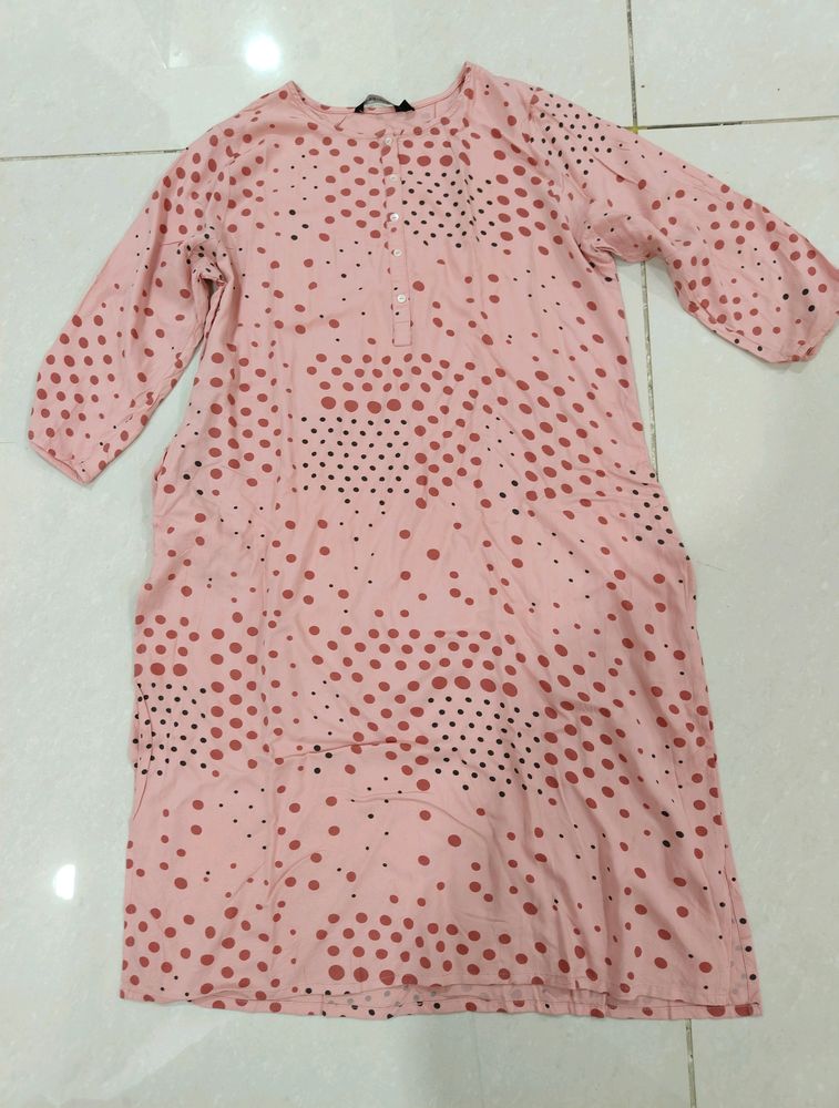 Pink Kurta For Women