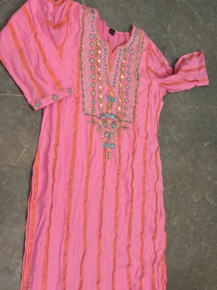 Traditional Cotton Blend Stylish Kurti For Women