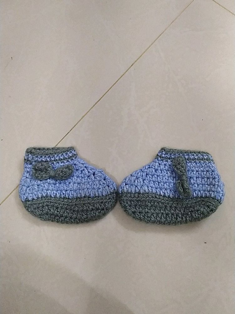 Baby Woollen Bootie Socks