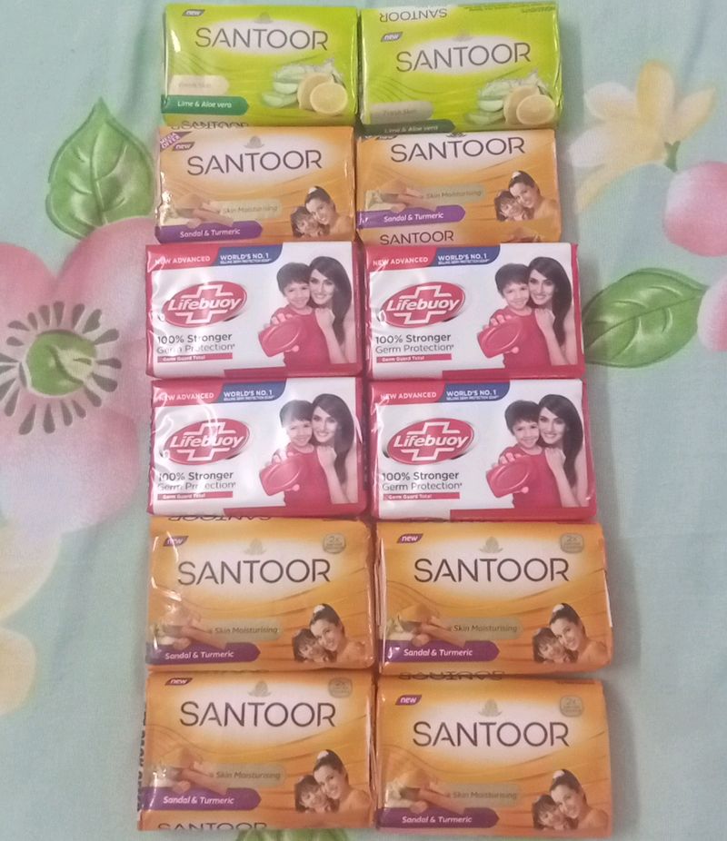 Lifebouy Santoor Soap