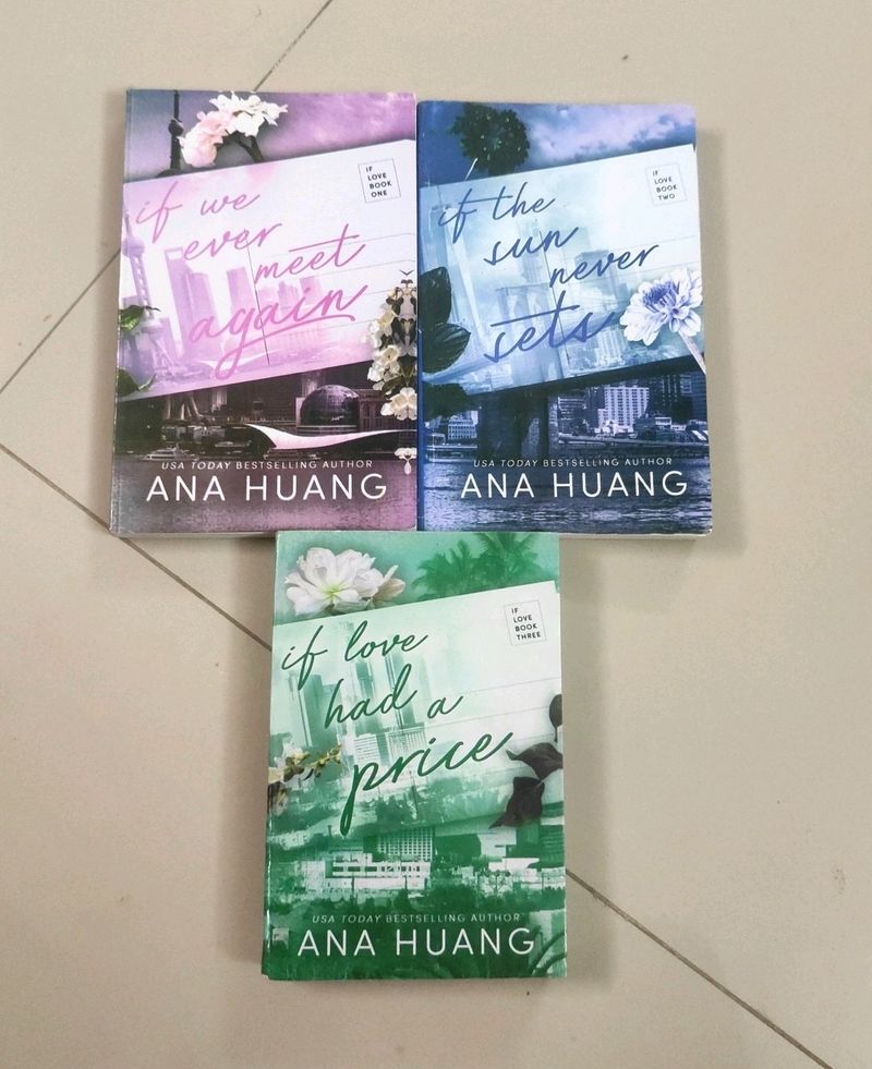 If Love Series By Ana Huang 3 Books Set