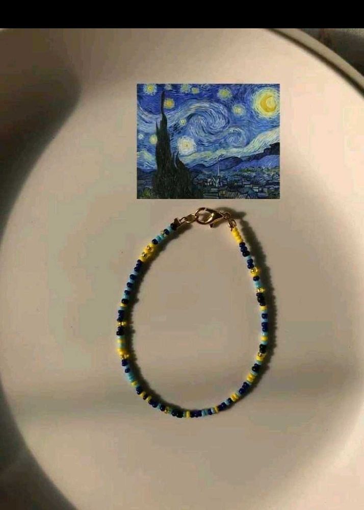 Multicolored Bracelet 💙🖤🧡