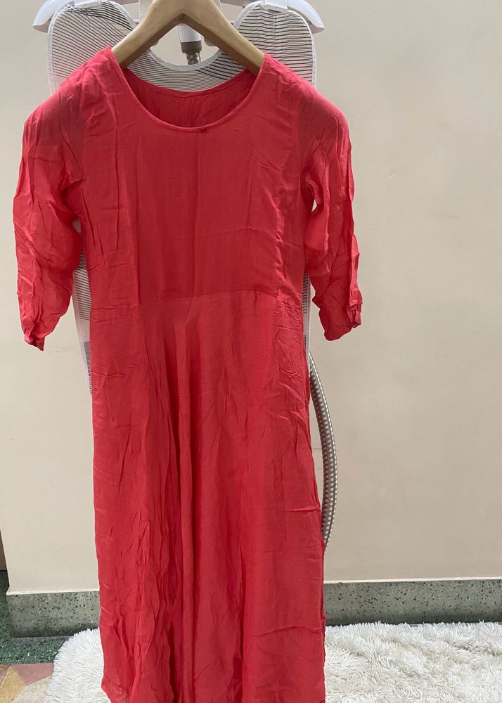 Plain Gown Kurta