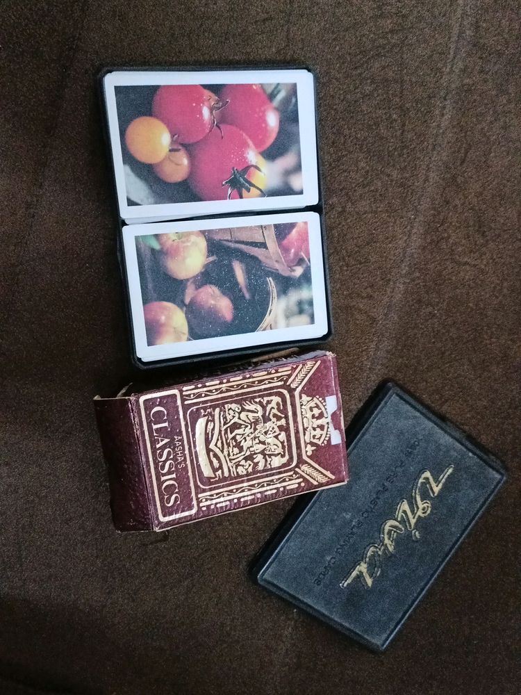 100% Pure Plastic Playing Cards 2+1