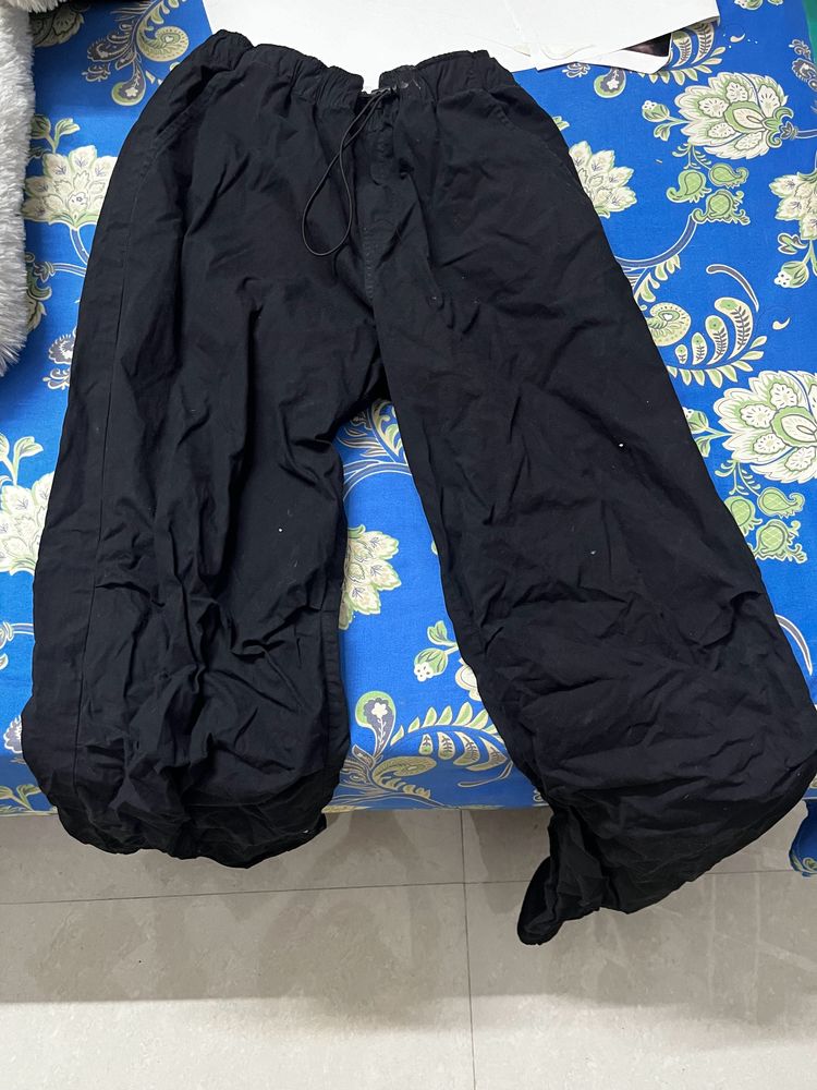 Black Parachute Pants