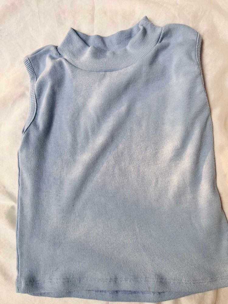 Blue Tank Top For Women