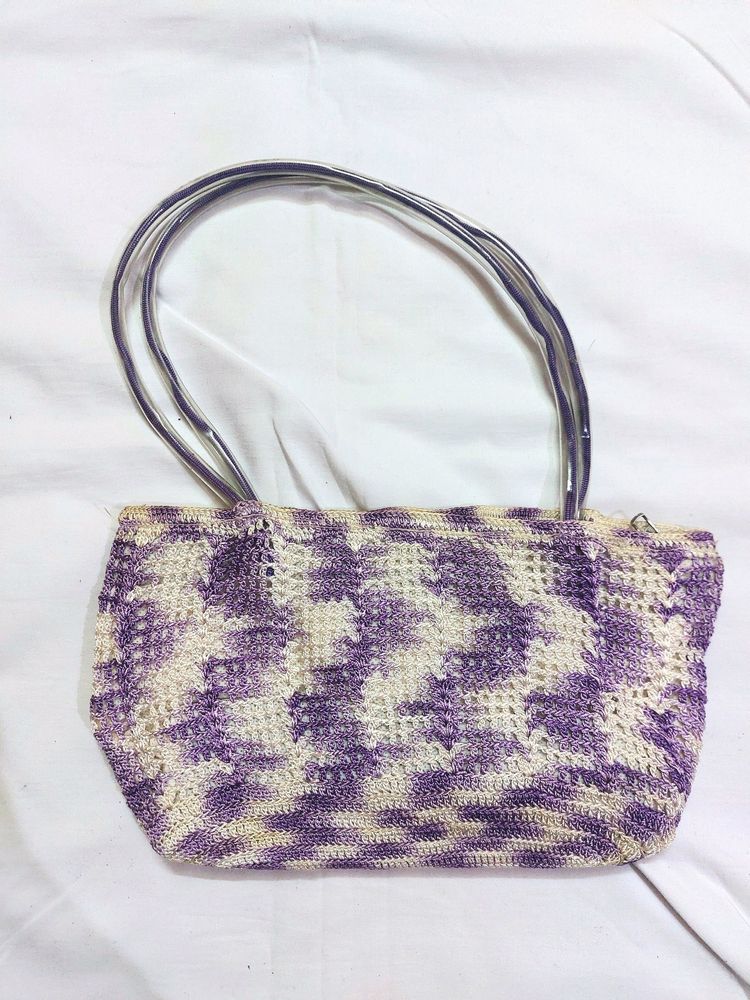 crochet handbag