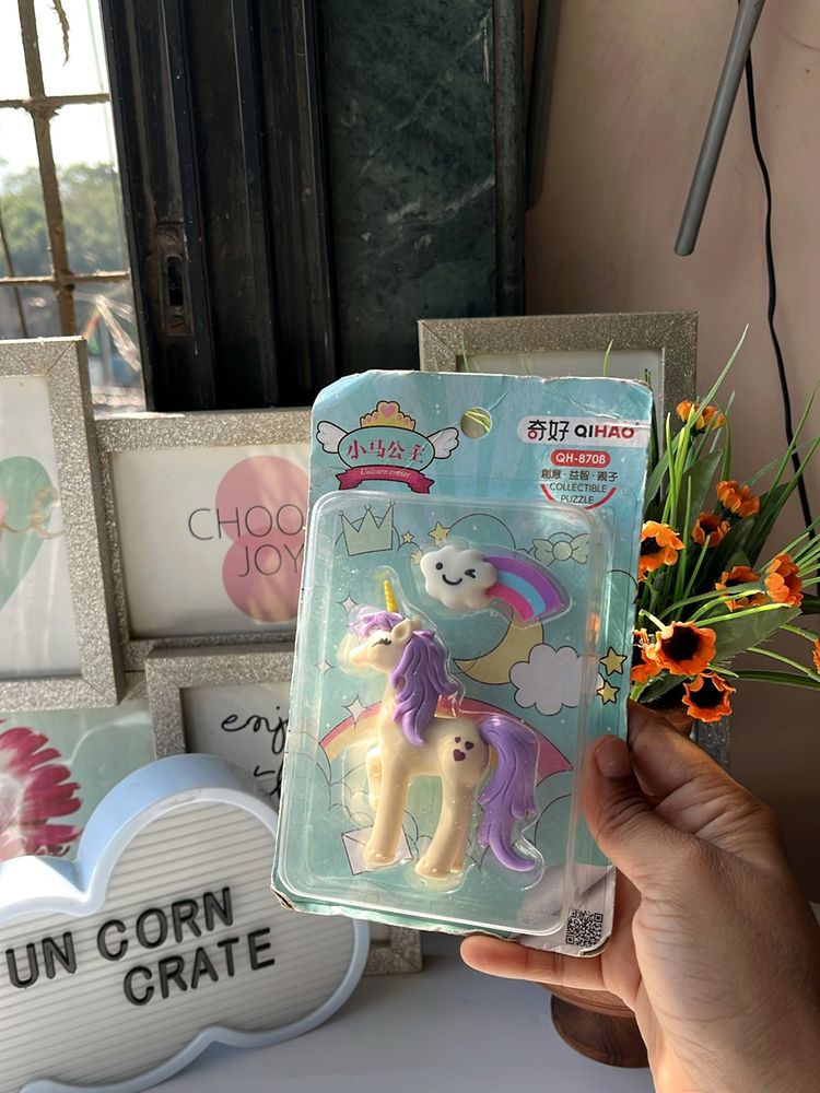 🌈 Unicorn Eraser - White