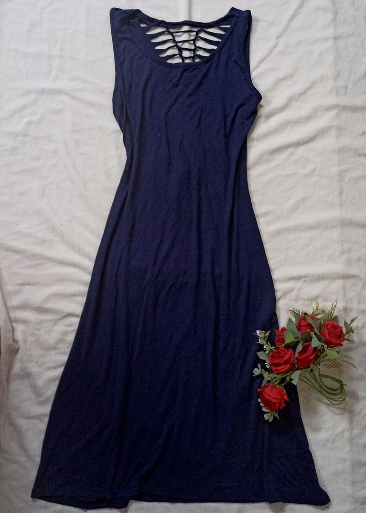 Dark Blue Summer Dress