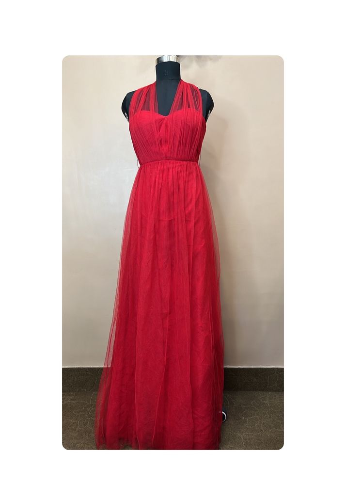 Red Lace Gown