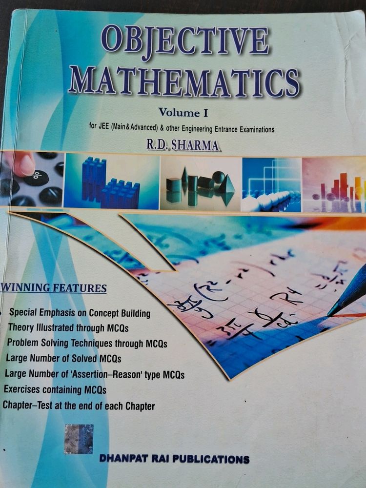 RD SHARMA OBJECTIVE MATHEMATICS VOL I  JEE MAINS