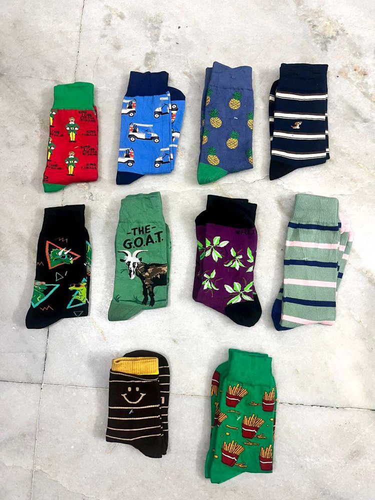 QUIRKY SOCKS MULTIPLE PRINTS (PRICE FOR 1 PAIR)