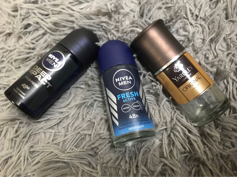 Nivea And Yardley Roll On Deodorant Empty Bottles