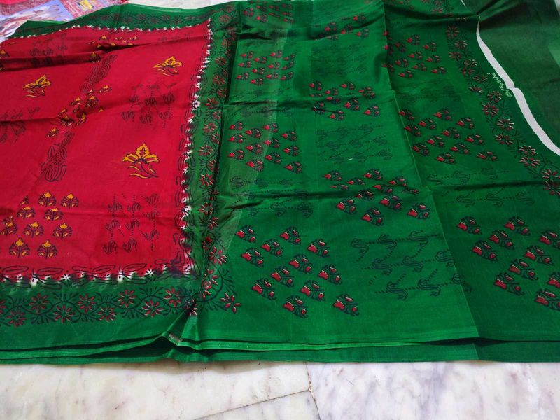 Very Beautiful 100% Cotton Saree