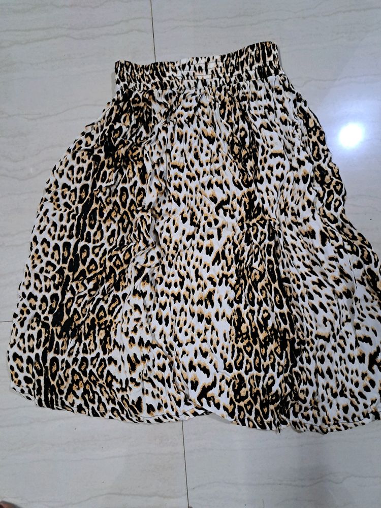 Leopard Print Skirt