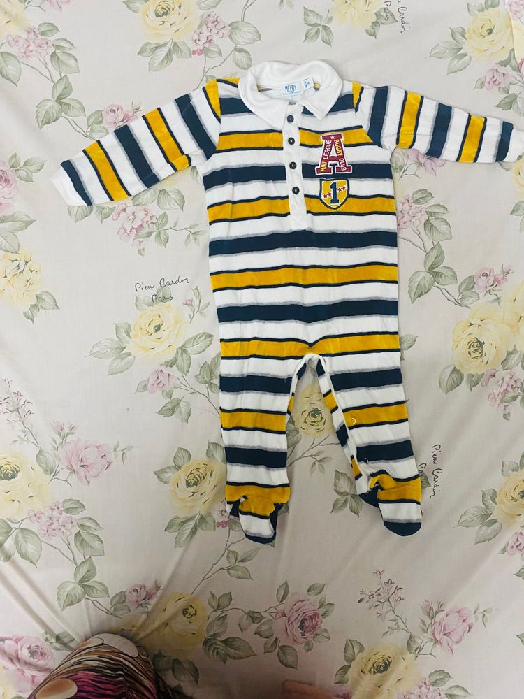 Unisex Baby Velvet Sleep Suit